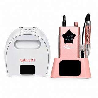 Queen 21 - Combo Labor Day - Qéline 21 UV/LED Lamp 72W + Queen 21 Professional Nail Drill