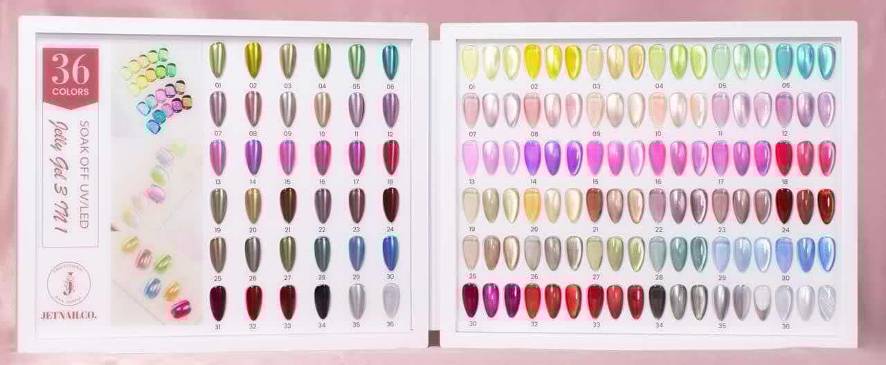 Jet Nails - Jelly 3in1 Collection 36 Colors