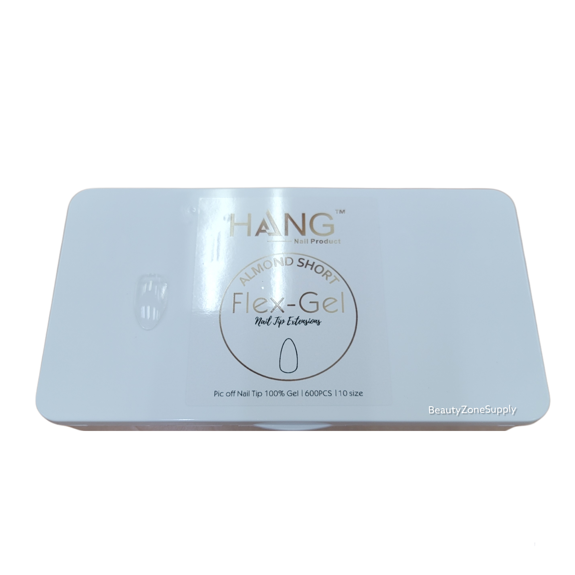 Hang Gel x Tips Almond Short 900 ct / 12 Size