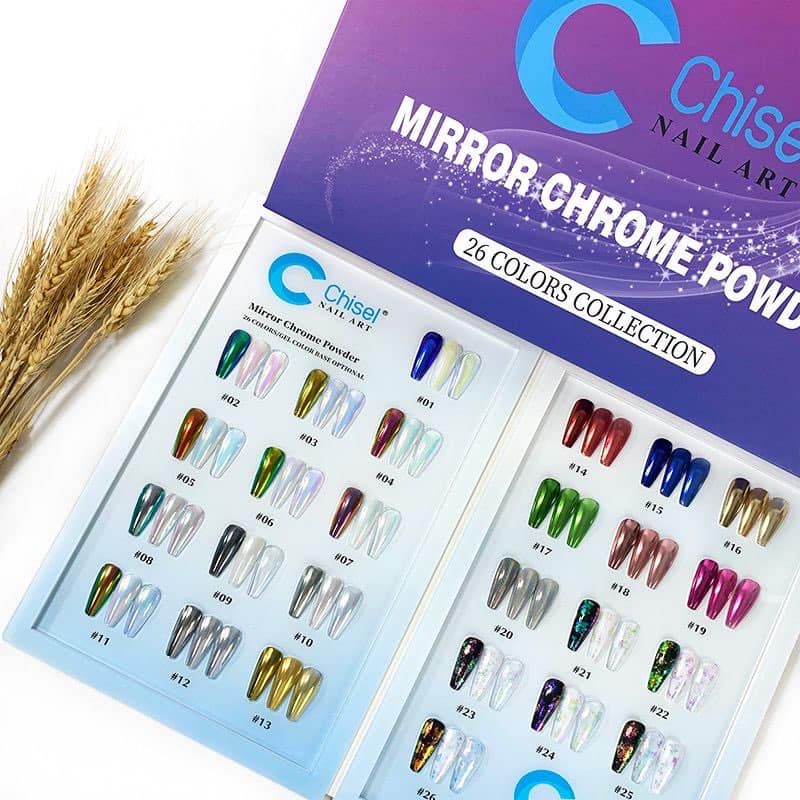 Chisel Mirror Chrome Powder 26 Colors