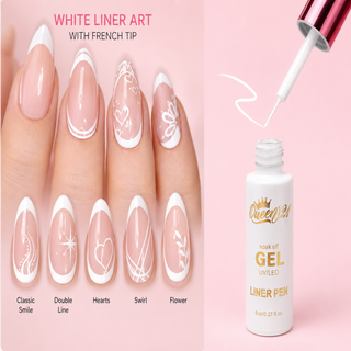 QUEEN 21 - Gel Liner Pen 05 White - 8ml/0.27oz